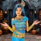 Kids Monster High Blue Gold Cleo De Nile Costume Officially Licensed Outfit